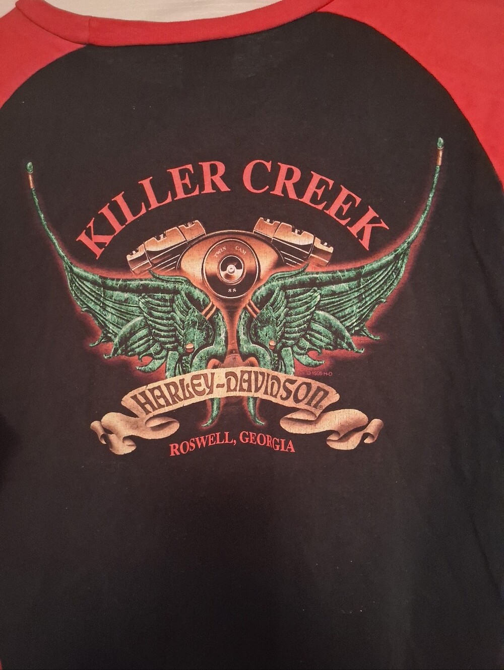 Vintage Long-sleeved harley Davidson shirt